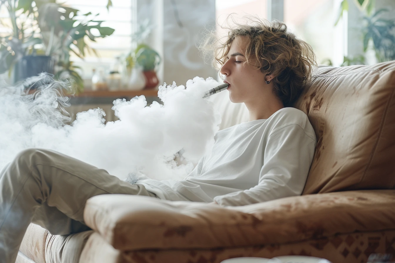 Vapoter sans nicotine : une habitude qui peut nuire à la santé des poumons et provoquer des maladies graves