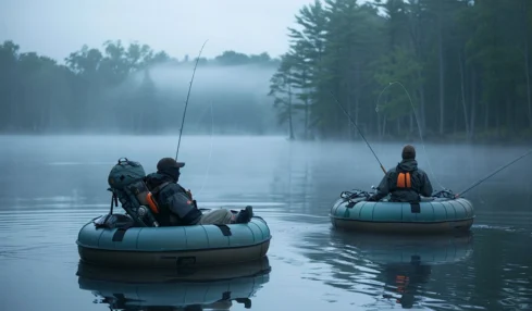 Les pêcheurs de plus en plus attirés par le float tube : un moyen innovant et pratique pour la pêche en lac