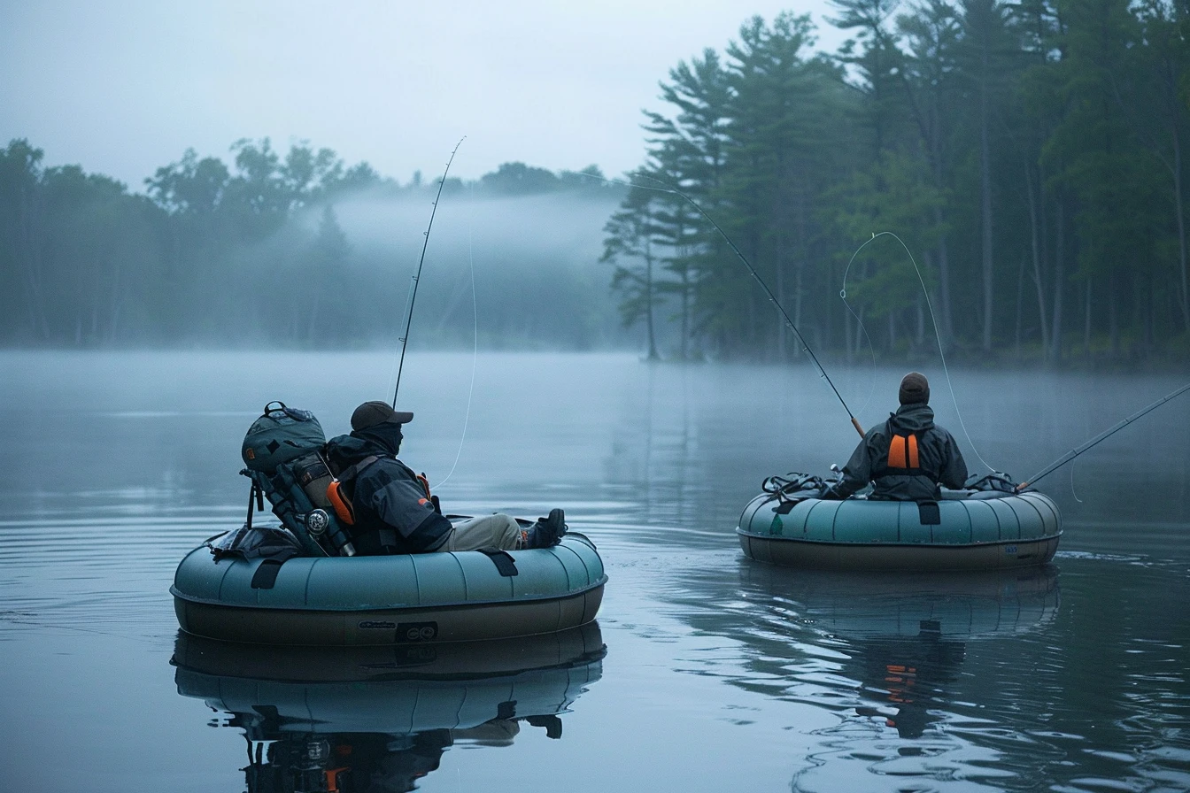 Les pêcheurs de plus en plus attirés par le float tube : un moyen innovant et pratique pour la pêche en lac
