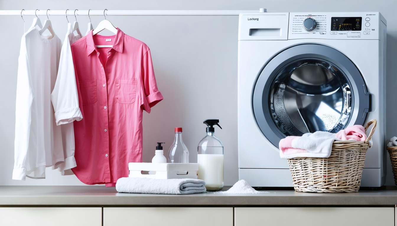 découvrez des astuces simples et efficaces pour retrouver la blancheur de votre linge accidentellement coloré en rose. suivez nos conseils pratiques pour restaurer facilement vos vêtements blancs !