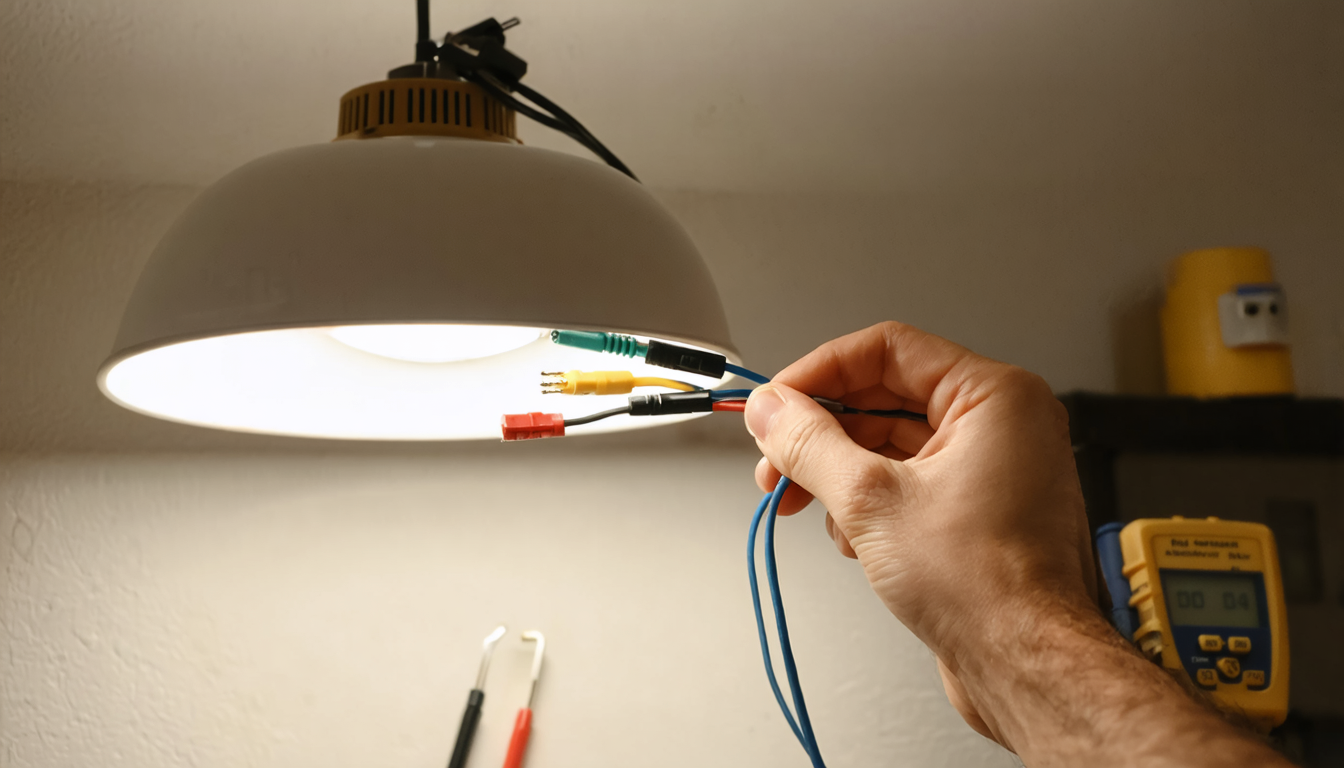 découvrez comment connecter facilement un luminaire à deux fils sans prise de terre en toute sécurité. suivez notre guide pratique étape par étape pour réussir votre installation électrique.