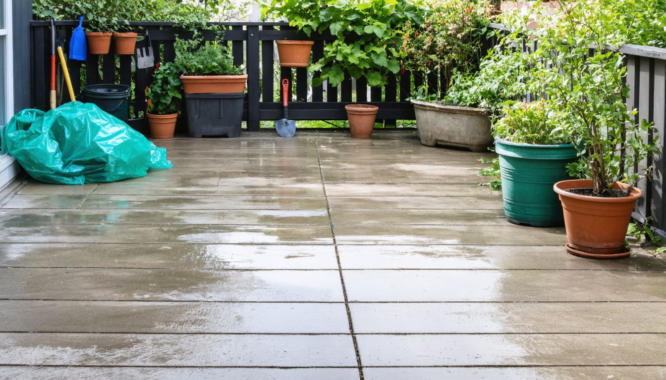 découvrez nos conseils et étapes simples pour nettoyer efficacement votre terrasse en béton avec de la javel. guide pratique, astuces de sécurité et résultats impeccables garantis !
