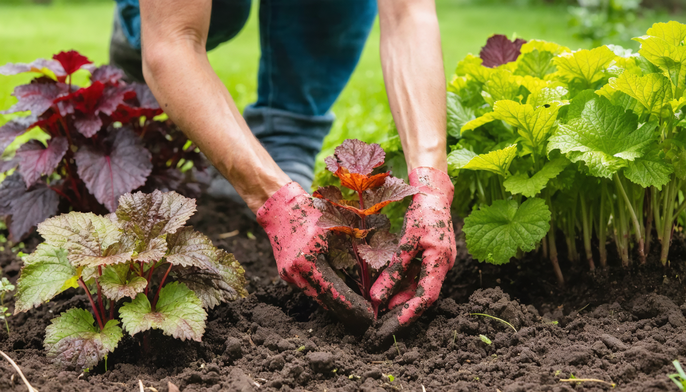 découvrez l'heuchera, aussi appelée coral bells, une plante vivace aux feuilles colorées et lumineuses, idéale pour égayer votre jardin avec ses teintes vibrantes toute l'année.