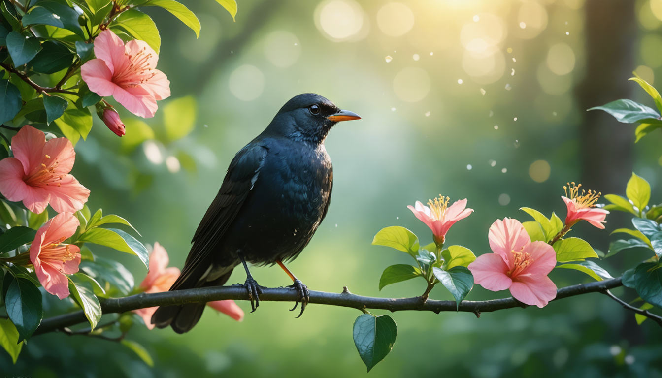 découvrez la symbolique spirituelle et la signification profonde du merle dans votre jardin. explorez les messages que cet oiseau porte et comprenez son importance dans la nature et la spiritualité.