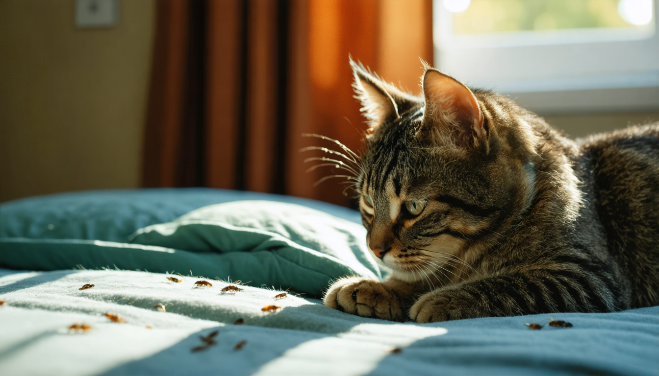 votre chat a des puces et dort sur votre lit ? découvrez les mesures essentielles pour protéger votre literie, éliminer les puces efficacement et assurer le bien-être de votre chat et de votre foyer.