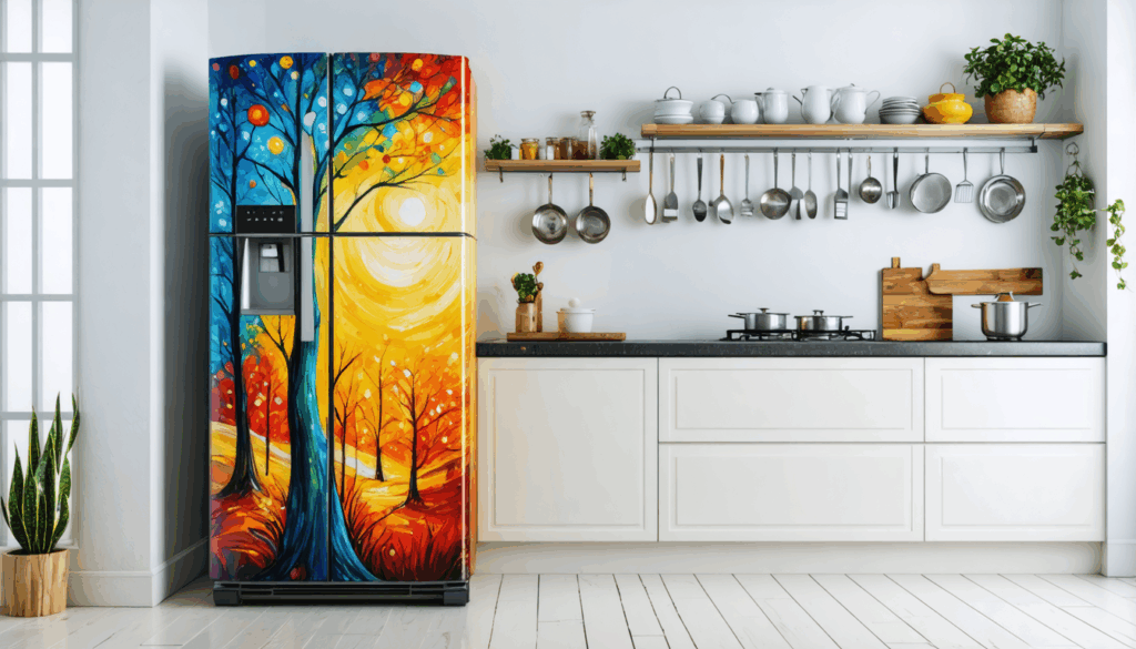 Customisez votre frigo idées de peinture pour un électroménager unique — free download