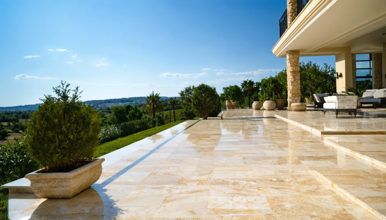 découvrez comment optimiser votre terrasse en travertin grâce à nos conseils sur ses atouts, les étapes d'installation et les bonnes pratiques d'entretien pour profiter d'un espace extérieur élégant et durable.