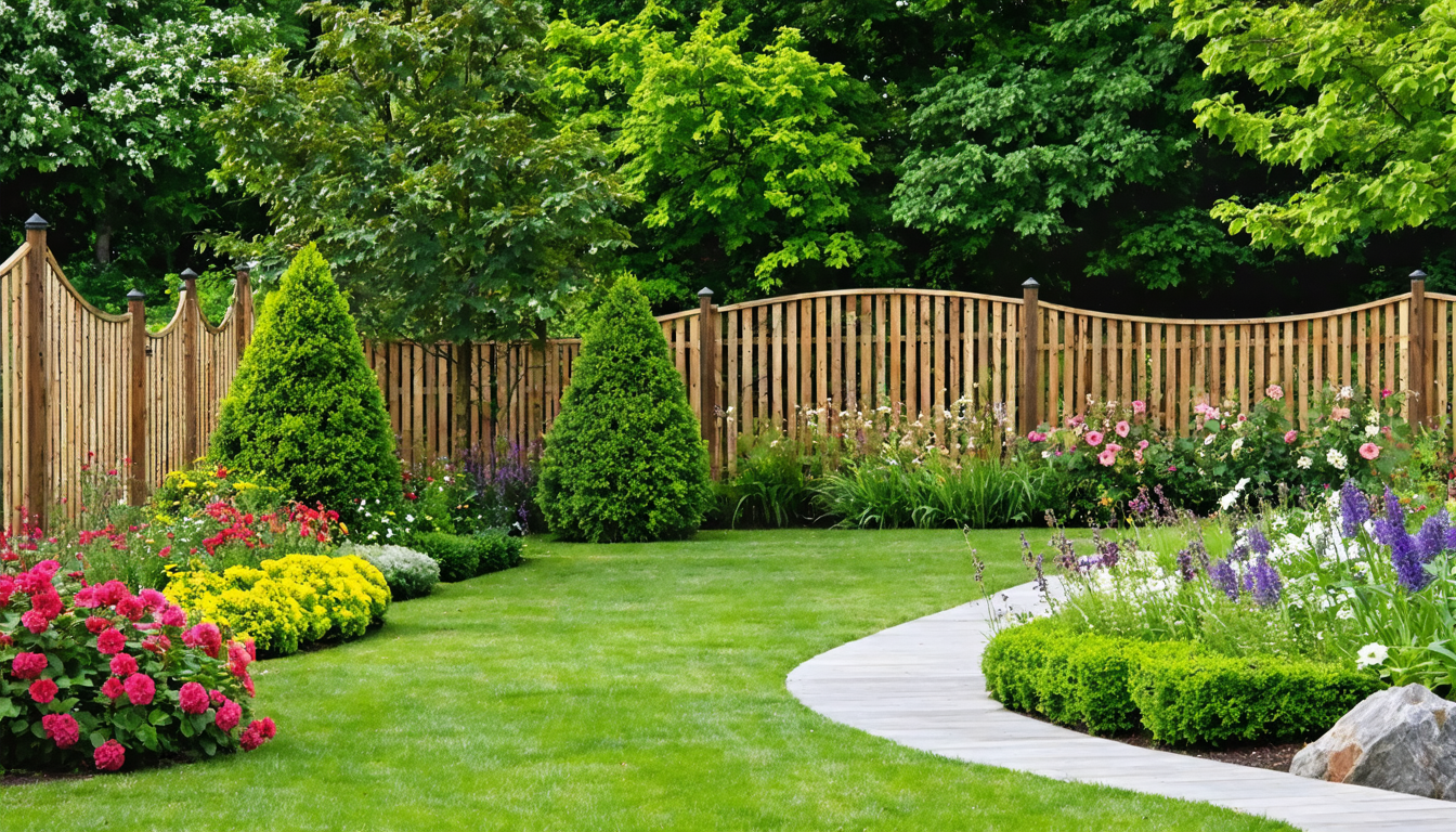 découvrez nos clôtures en bois, l'élégance naturelle idéale pour sublimer les jardins nantais avec charme et authenticité.
