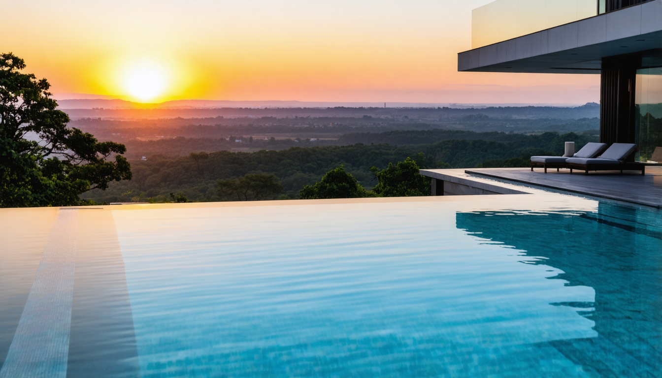 découvrez la piscine à débordement, symbole d'élégance et de modernité, qui combine luxe, design sophistiqué et un effet spectaculaire pour sublimer votre espace extérieur.