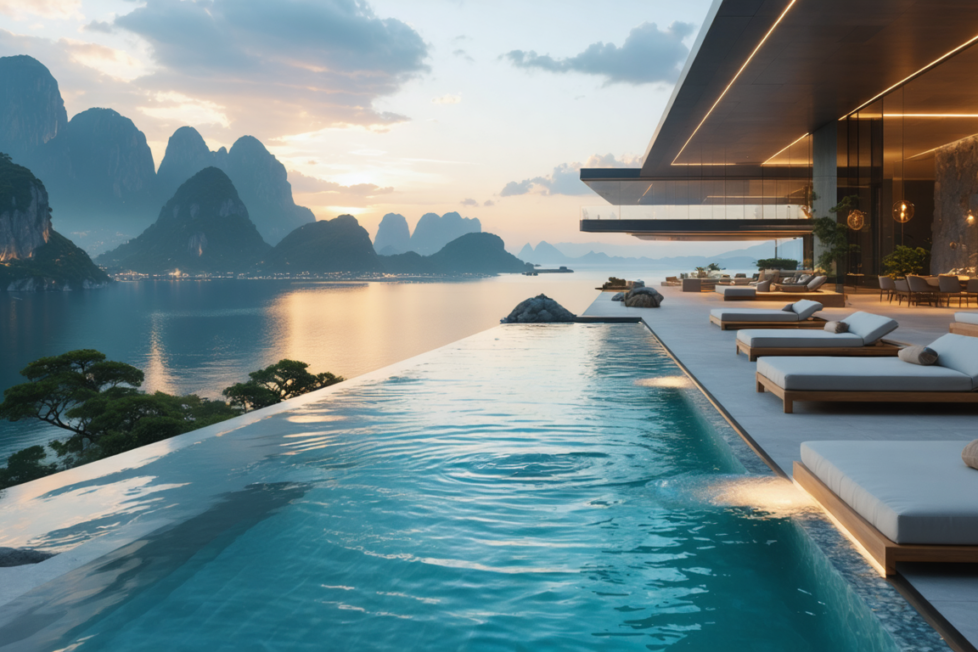 découvrez la piscine à débordement, symbole d'élégance et d'innovation, qui allie luxe, design contemporain et un effet spectaculaire pour sublimer votre espace extérieur.