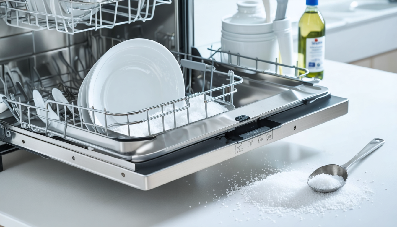 découvrez pourquoi utiliser du sel pour lave-vaisselle est essentiel, comment bien le doser pour une vaisselle impeccable, et les pièges à éviter pour prolonger la vie de votre appareil.