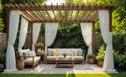 Améliorez votre jardin avec une pergola élégante et durable