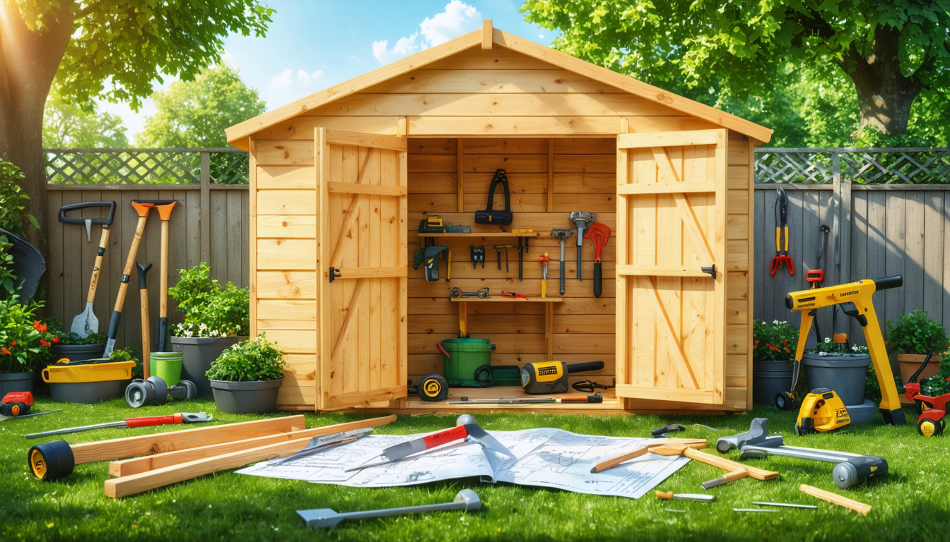 téléchargez gratuitement votre plan d'abri de jardin au format pdf et suivez notre guide complet pour réussir votre construction diy étape par étape.