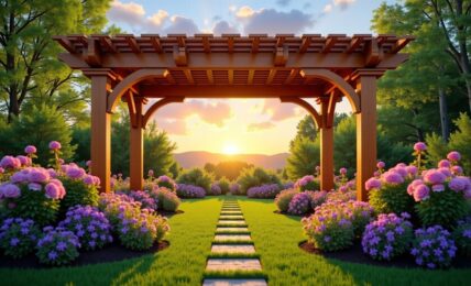 Améliorez votre jardin avec une pergola élégante et durable