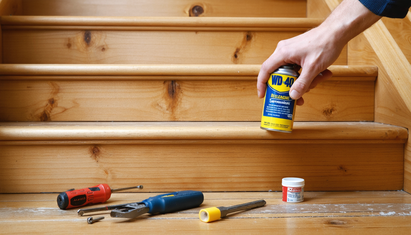 découvrez comment éliminer les grincements d'escalier grâce aux astuces wd-40 et d'autres méthodes efficaces pour une réparation durable et un confort retrouvé.
