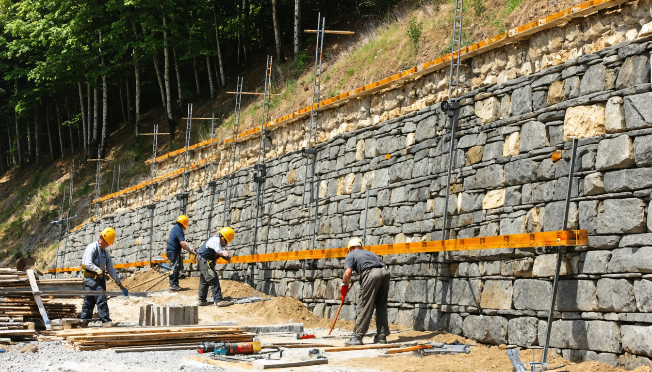 découvrez des méthodes et astuces efficaces pour renforcer durablement un mur en pierre incliné, assurant stabilité et longévité à votre construction.