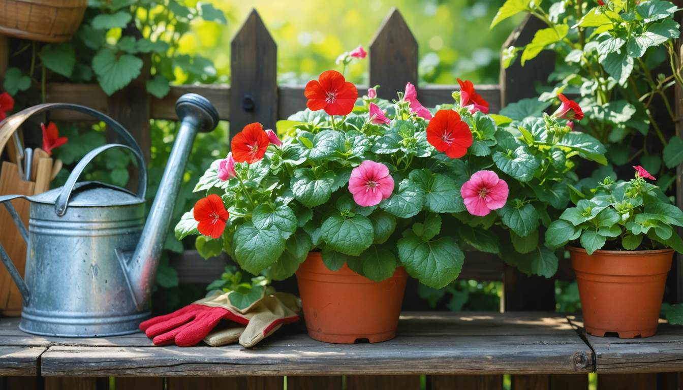 découvrez les secrets de grand-mère pour entretenir des géraniums éclatants toute l'année et embellir votre jardin en toutes saisons.