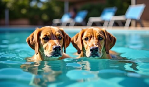 Piscines et chiens : astuces et mesures de sécurité pour une baignade réussie