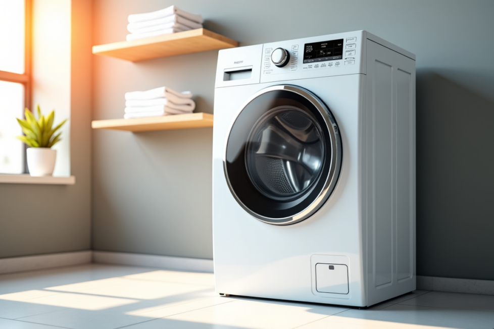 Lave-linge efficace : capacité adaptée, essorage puissant et faible consommation d'eau