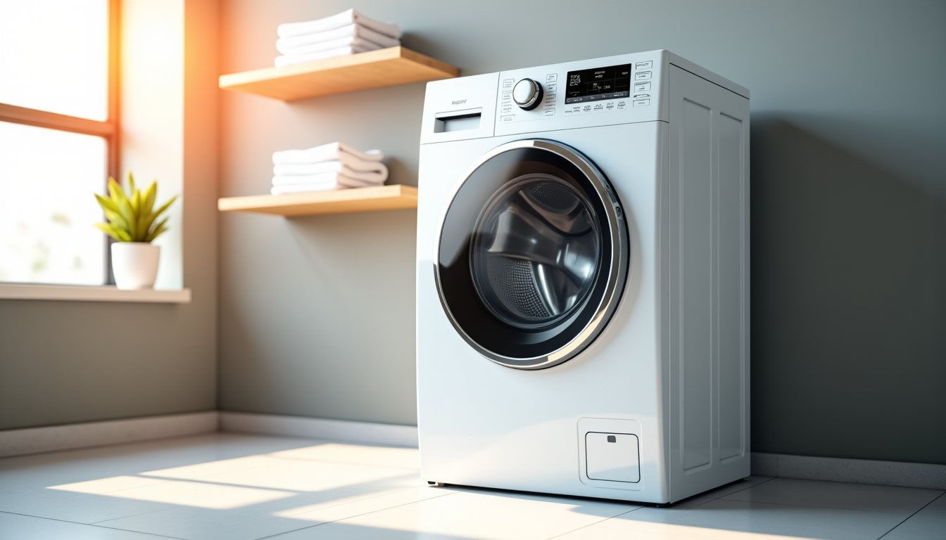 Lave-linge efficace : capacité adaptée, essorage puissant et faible consommation d'eau